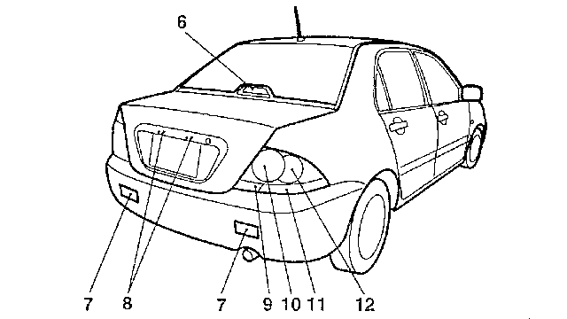 Лампы в лансер 9